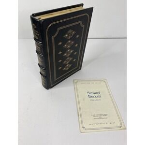 Franklin Library Three Plays by Samuel Beckett  20th Century Greatest Books